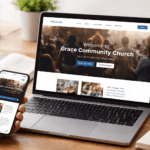 Church Website Design on Laptop and Mobile | Why Churches Need a Good Website