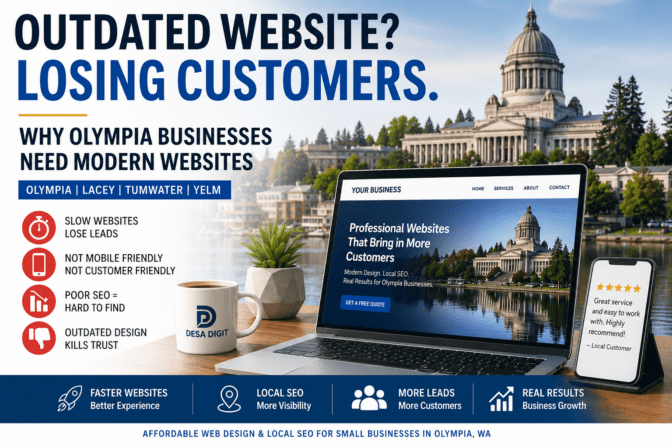 Why Olympia Businesses Lose Customers With Outdated Websites